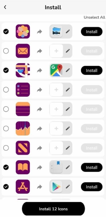 Как изменить иконки приложений на Android?